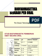 Bahan Kuliah 3a Studi Biofarmasi Sediaan Oral