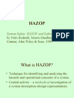 Hazop: System Safety: HAZOP and Software HAZOP