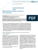 Contract-Based Computing Resource Management Via Deep Reinforcement Learning in Vehicular Fog Computing