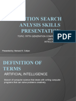 Informtion Search Anlysis Skills Presentation: Topic: Fifth Generation Computers Artificial Intelligence