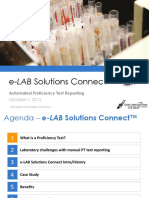 Automated Proficiency Test Reporting e Lab Solutions