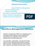 Strategic Workforce Management - BSC