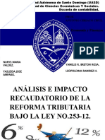 Presentacion de Análisis e impacto de Recaudatorio bajo la  Ley 253-12.pptx