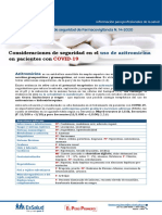 Consideraciones de Seguridad Sobre El Uso de Azitromicina en Pacientes Con COVID-19 PDF