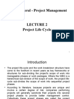 Lecture 2 - MBA Project Life Cycle - 14.03.2020