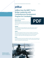 Jetblue Uses The Mbti: Tool To Bridge Leadership With Comprehensive Development Program For Crewleaders