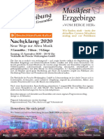Nachtklang Musikfest Erzgebirge 2020