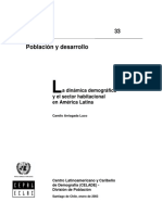 Arriagada Luco, Camilo - La Dinamica Demografica y El Sector Habitacional en America Latina