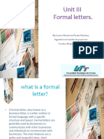 2. Formal letters