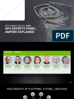HPC Summit Digital 2020: Gpu Experts Panel: Ampere Explained