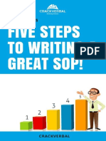 Five Steps To Writing A Great SOP!