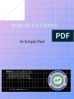 Wh-Questions: in Simple Past