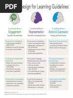 UDL Guidelines Version 2.2 Overview | PDF