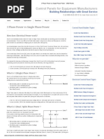 3 Phase Power vs Single Phase Power • OEM Panels