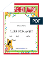 Blank Clean Room Certificate PDF