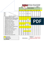 Formato de Notas Mensuales y Reporte Asist. Semanal