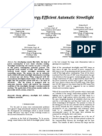 Iot Based Energy Efficient Automatic Streetlight