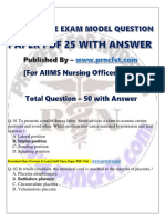 B. Supine Position: Download More Previous & Latest Staff Nurse Paper PDF Visit