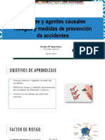 Clase 2. Factores y Agentes Causales Riesgos y Medidas de Prevenciã N de Accidentes