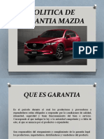 Politica de Garantia Mazda
