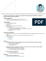 CV of Arafath Abir PDF