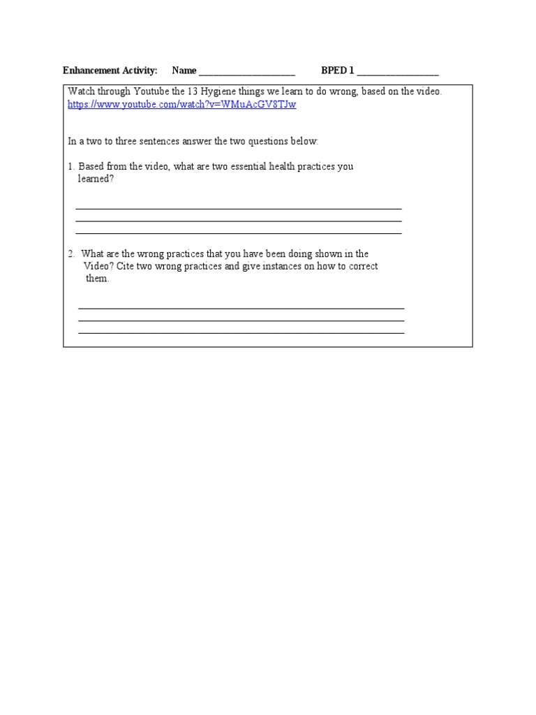 Template Module 3 | PDF