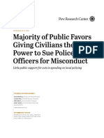 Pew Research Report On Public Perception of Police