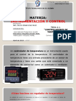 Controladores de temperatura: tipos, funcionamiento y aplicaciones