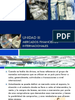 Unidad III Mercados Financieros Internacionales