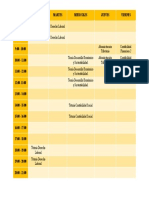 Horario 5to