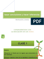 Sacar Conclusiones y Hacer Inferencias