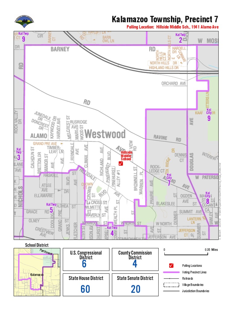 Precinct Maps 2018 Kalamazoo TWP Precinct 07 PDF Elections