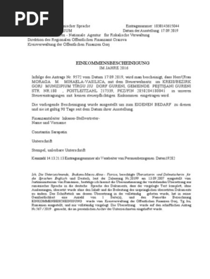 Trad Germ Adev Anaf Simpla Si Tabelara