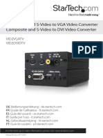 Composite and S-Video To VGA Video Converter Composite and S-Video To DVI Video Converter