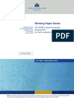 Working Paper Series: The ECB's Asset Purchase Programme: An Early Assessment