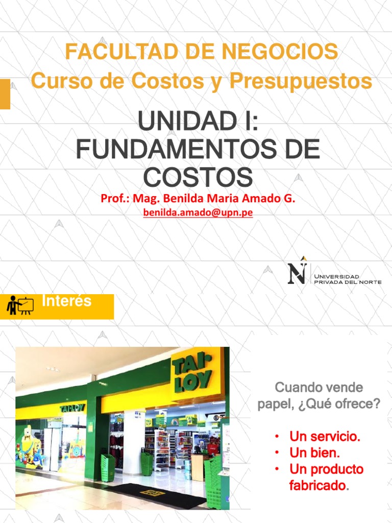 Fundamentos de Costos y Presupuestos | PDF | Costo | Presupuesto