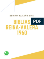 Biblias Reina-Valera 1960: Edicion Tamaño 21 CM