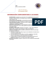 Información complementaria a las bases