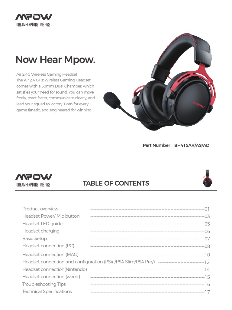 D1c1vz7td8s Wireless Headphones Mpow Air Headphones Computer Hardware