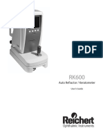 Autorefactometro Reichert RK600 PDF