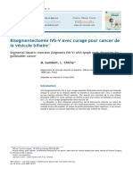 33 - Bisegmentectomie IVb V Avec Curage Pour Cancer de La Vesicule Biliaire PDF