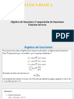 Algebra de Funciones Composicion Inversa