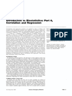Introduction To Biostatistics Part 6 Correlatio - 1990 - Annals of Emergency M PDF