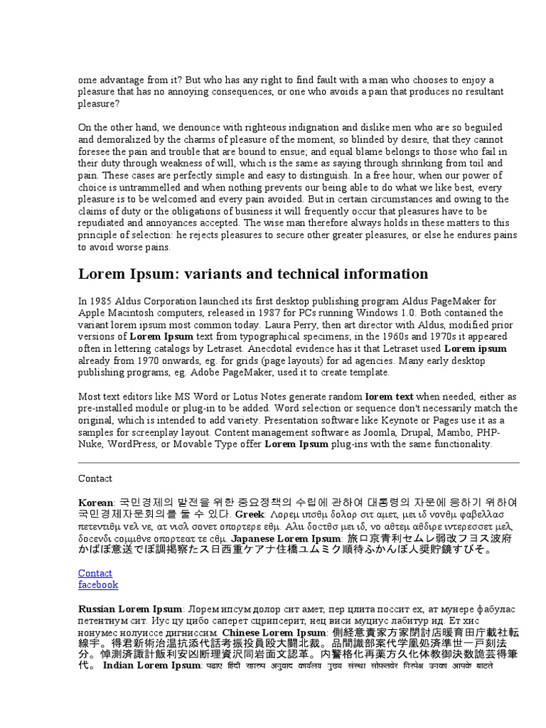 Understanding Lorem Ipsum Usage | PDF | Computing And Information ...
