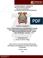 Universidadandina: Néstor Cáceres Velásquez Escuela de Posgrado Programa de Segunda Especialidad Profesional