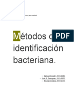 Métodos de Identificación Bacteriana