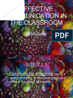 16 - Effective Communication in The Classroom