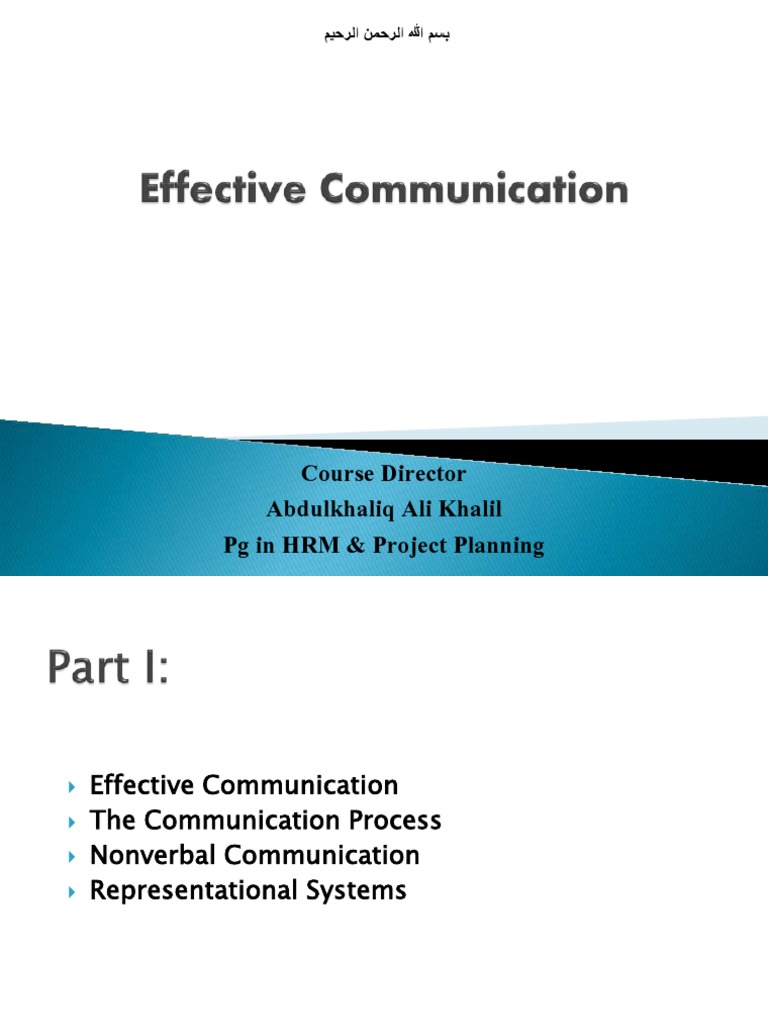 Mastering Effective Communication Skills | PDF | Nonverbal ...