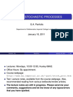 Applied Stochastic Processes: G.A. Pavliotis