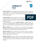 Espuma Clorada FP - PT - 029 Ficha Técnica